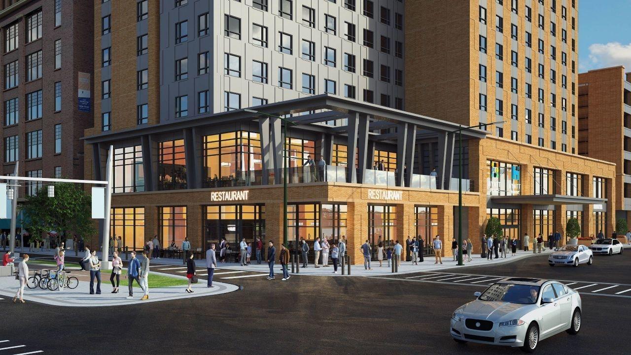 Отель Hyatt House Indianapolis Downtown Экстерьер фото